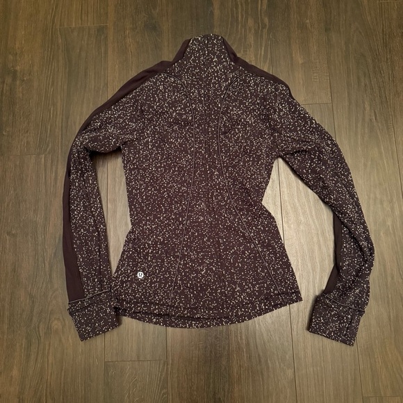 Lululemon Run Briskly 1/2 Zip Long Sleeve Pullover Black White Size 4 - Picture 9 of 9